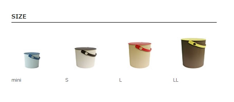 tabella misure secchielli hachiman scandinavian mini s l ll